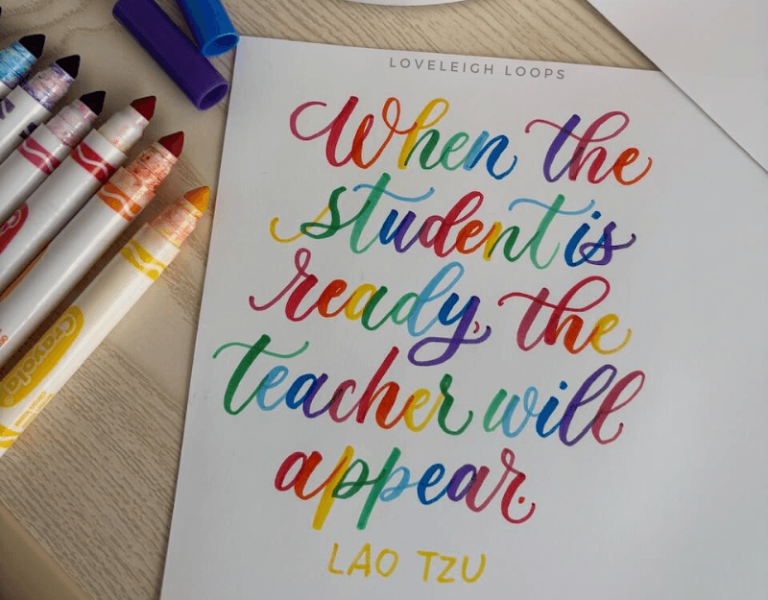 How To Do EASY Calligraphy [Tutorial + Practice Sheet] — Loveleigh Loops